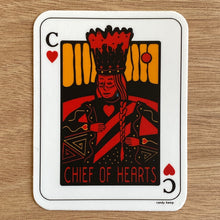 Load image into Gallery viewer, Chief of Hearts Sticker
