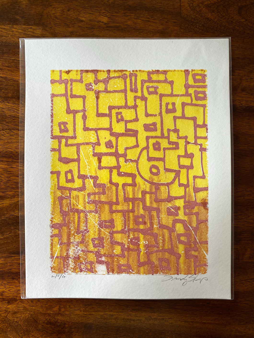Mono-Silkscreen Print
