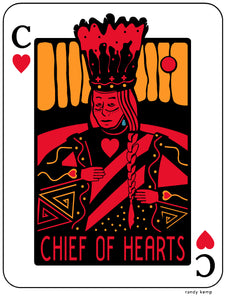 Chief of Hearts Sticker